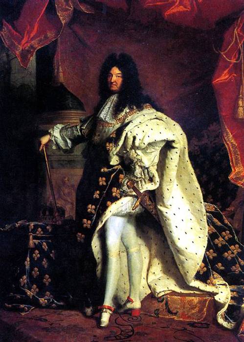 Король Франції Людовик XIV прикрашав стрічками, унизаними дорогоцінними каменями, навіть своє взуття і закликав двір одягатися оригінально і з вигадкою